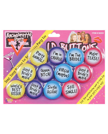 Bachelorette i.d. buttons