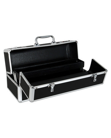 Large lockable vibrator case - black