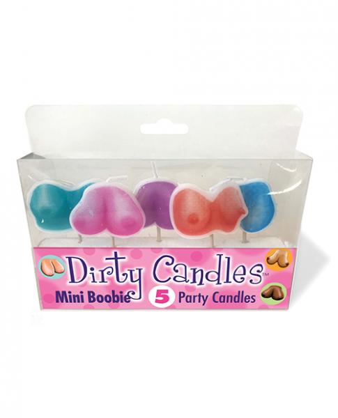 Mini Boobie Dirty Candle Set Of 5