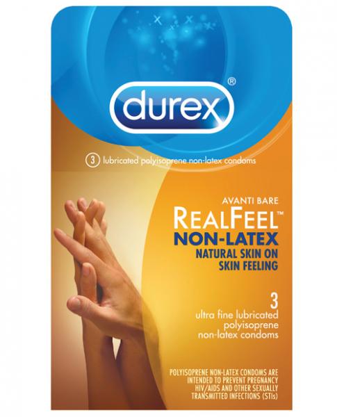 Durex Avanti Real Feel Non-Latex Condoms 3 Pack