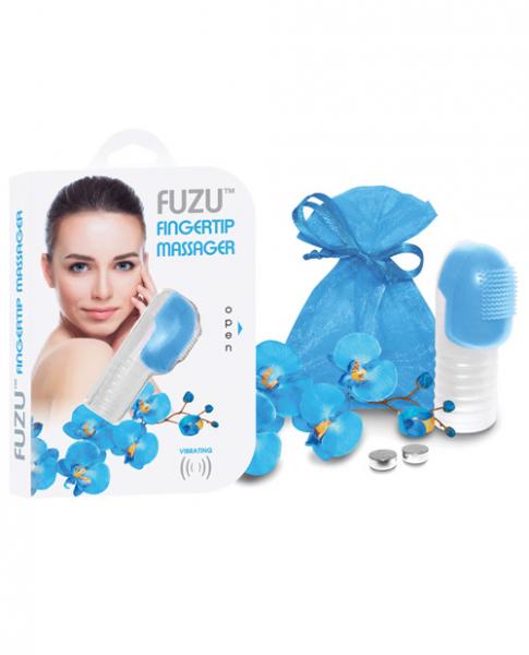 Fuzu Fingertip Massager Neon Blue