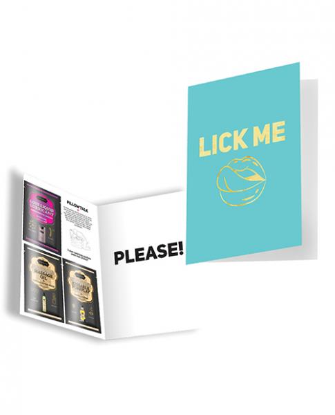 Kama Sutra Naughty Notes Greeting Cards - Lick Me