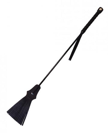 Rouge Tassel Riding Crop Black