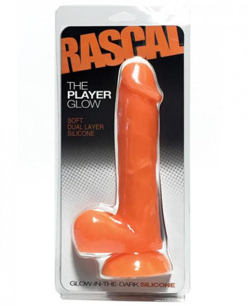 Rascal Player Dual Layer Glow Orange Dildo