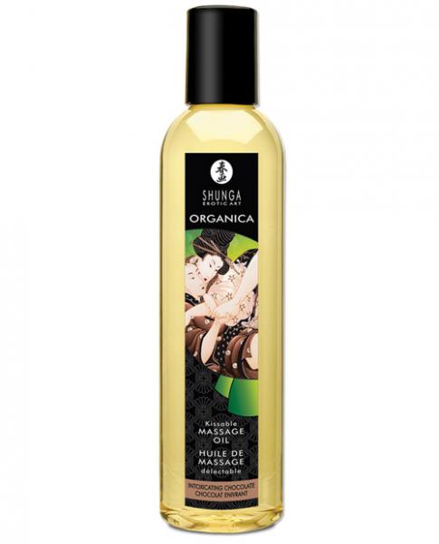 Shunga Organica Kissable Massage Oil Intoxicating Chocolate 8oz