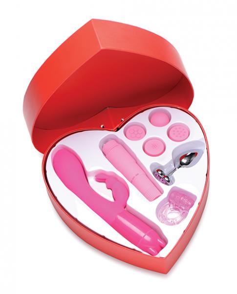 Frisky Passion Deluxe Kit W/heart Gift Box - Pink