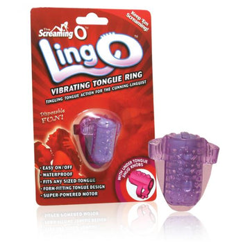 Screaming O The Lingo Vibrating Tongue Ring (box Of 12)