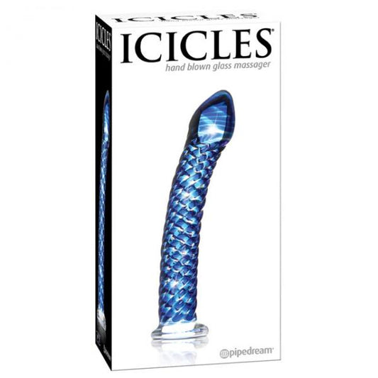 Icicles No 29 Textured Glass Dildo