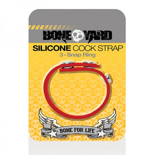 Boneyard Cock Strap Red