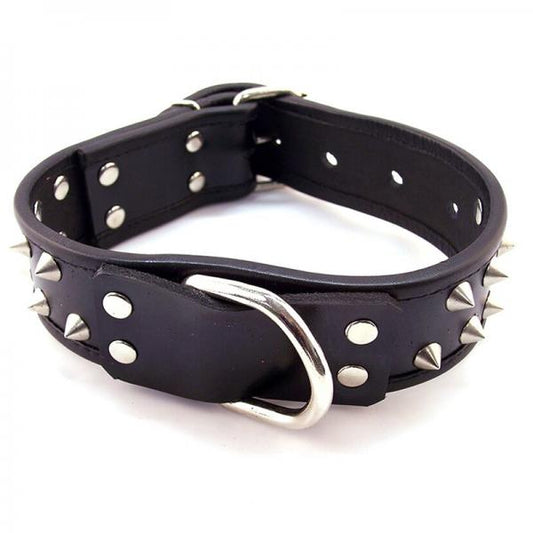 Rouge Studded Collar Black