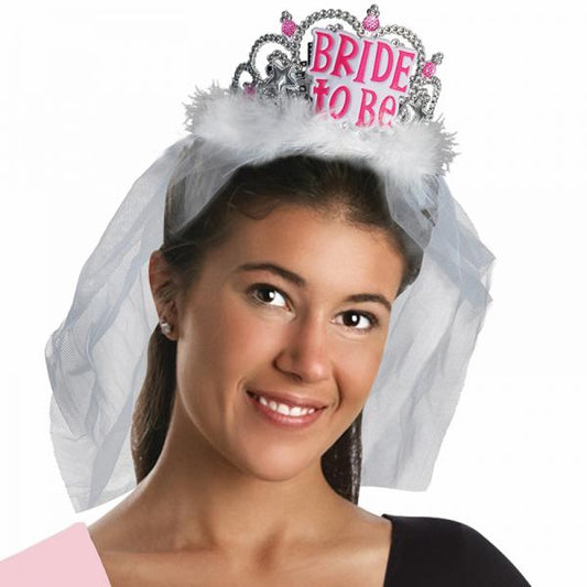 Bachelorette Bride To Be Tiara With Veil