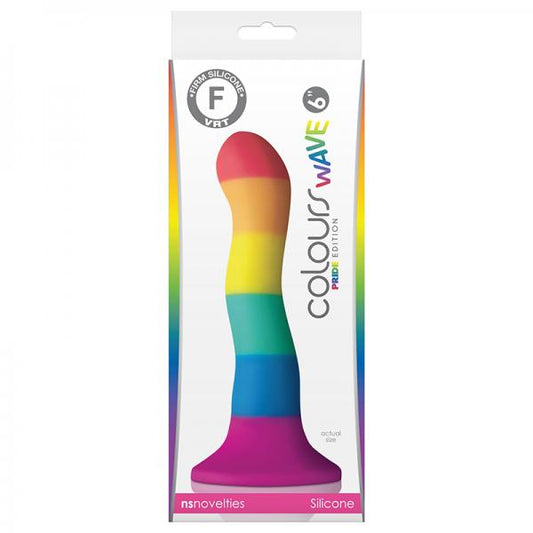 Colours - Pride Edition - 6in Wave Dildo - Rainbow