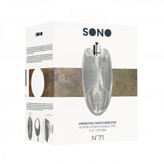 Sono No. 71 - Vibrating Masturbator - Translucent