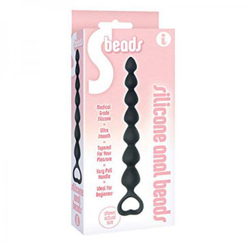 The 9&#039;s Ss-curves Curved Silicone Anal Beads