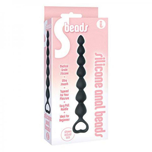 The 9's Ss-curves Curved Silicone Anal Beads