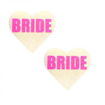 Neva Nude Pasty Bride Heart Uv Neon Pink