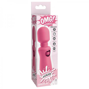 Omg! Wands Enjoy Rechargeable Vibrating Wand, Pink