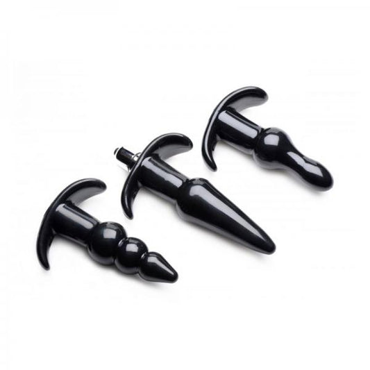 Thrill Trio Noir Anal Plug Set