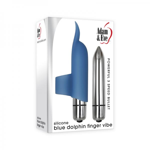 A&amp;e Blue Dolphin Finger Vibe