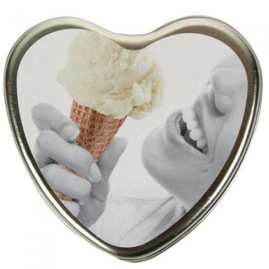 Edible Heart Candle - Vanilla