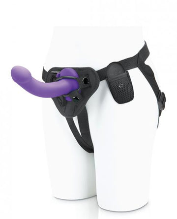 Pegasus 6 inches Curved Realistic Peg Harness &amp; Remote Set Purple