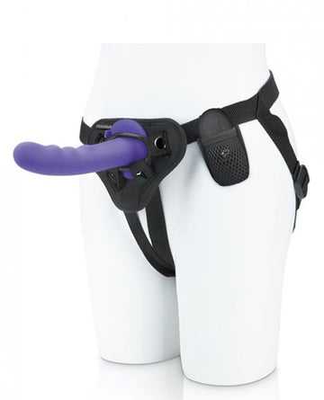 Pegasus 6 inches Curved Wave Peg Harness &amp; Remote Purple