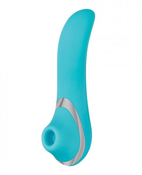 French Kiss Her Clitoral Stimulator Blue Vibrator