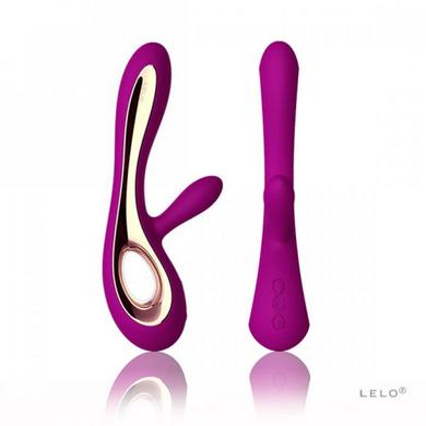 Soraya Dual Action Rechargeable Vibrator- Purple