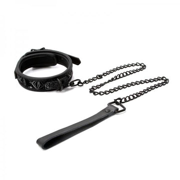 Sinful 1 inch Collar &amp; Leash Black