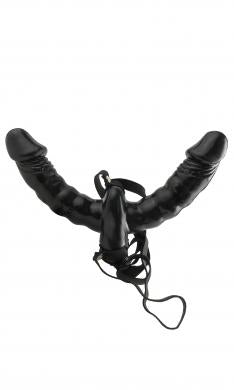 Vibrating Double Delight Strap On 6