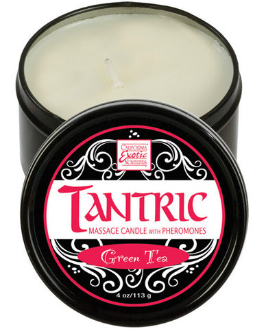 Tantric soy candle w/pheromones - green tea