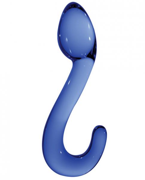 Chrystalino Champ Blue Wand Glass Dildo