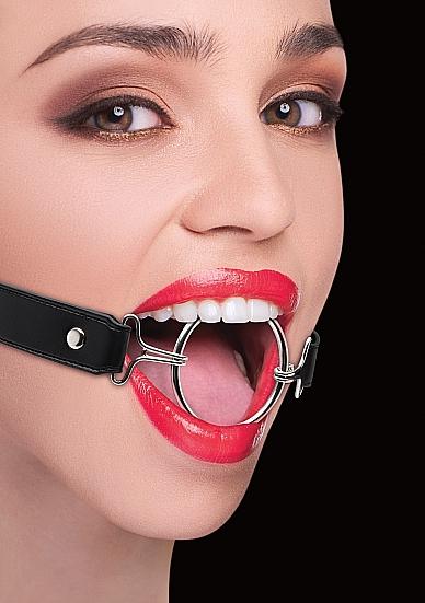 Ouch Ring Gag XL Black O/S