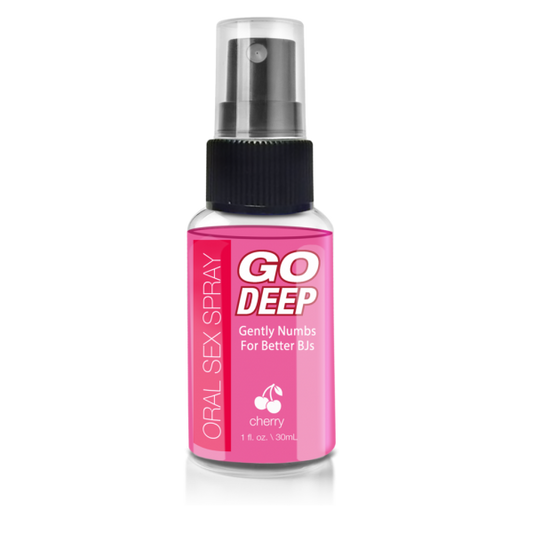 Go Deep Oral Sex Spray Cherry 1oz