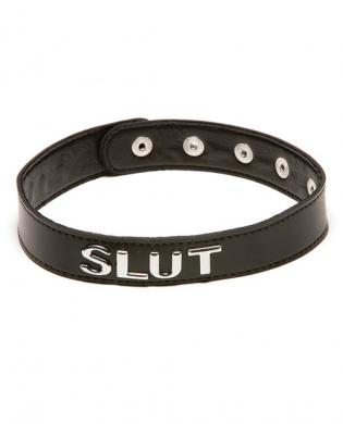 Talk Dirty To Me Collar - Slut